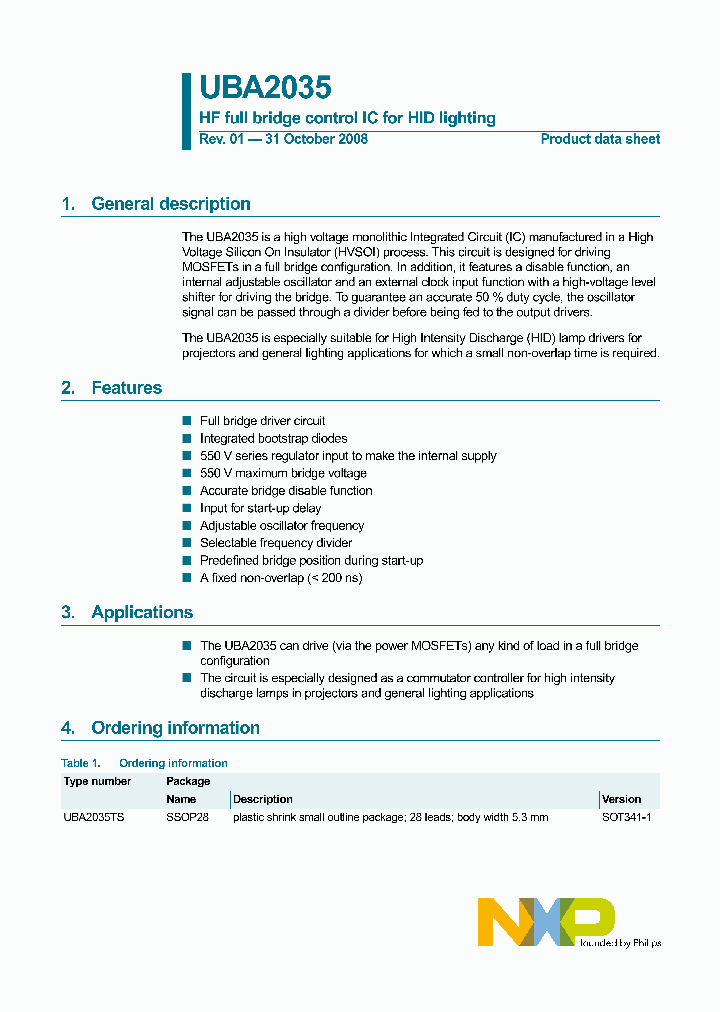 UBA2035_4272820.PDF Datasheet