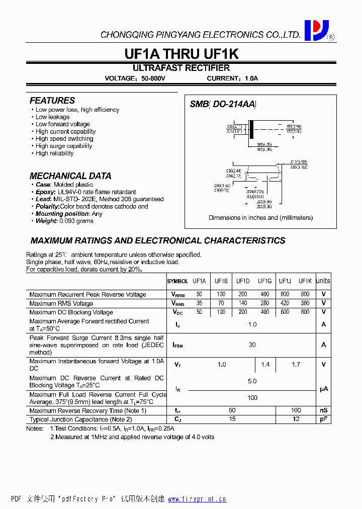 UF1G_4409117.PDF Datasheet