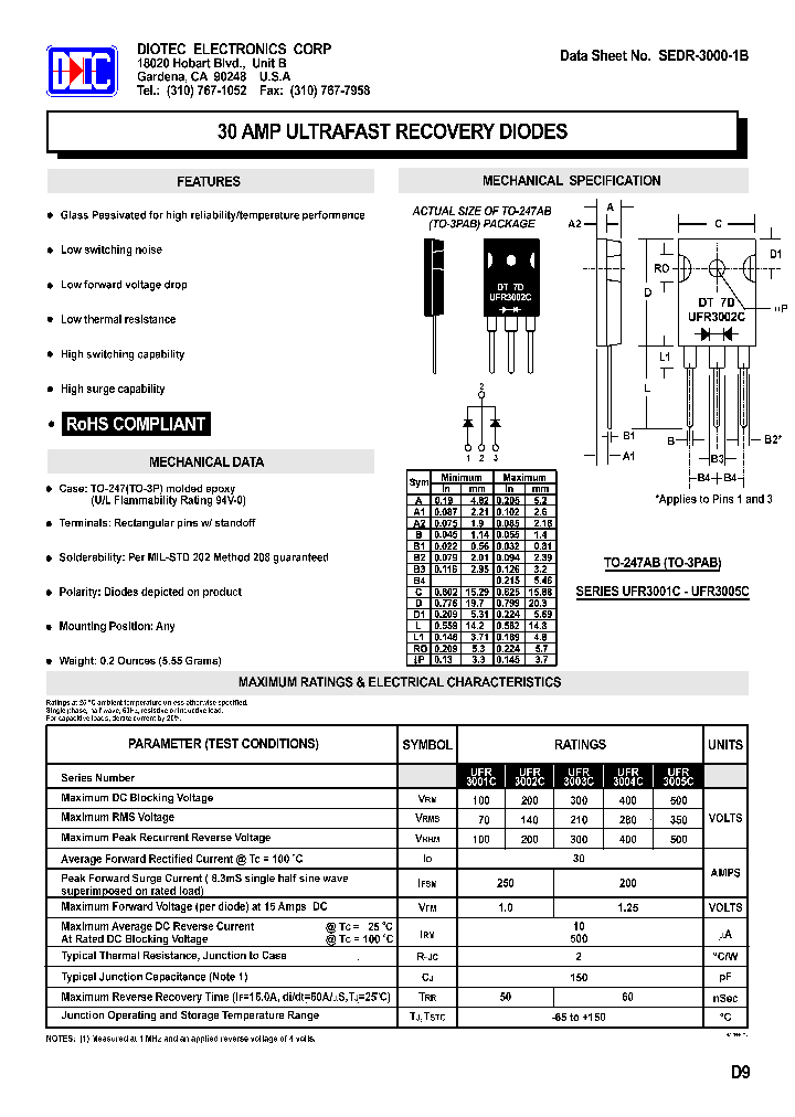 UFR3001C_4355952.PDF Datasheet