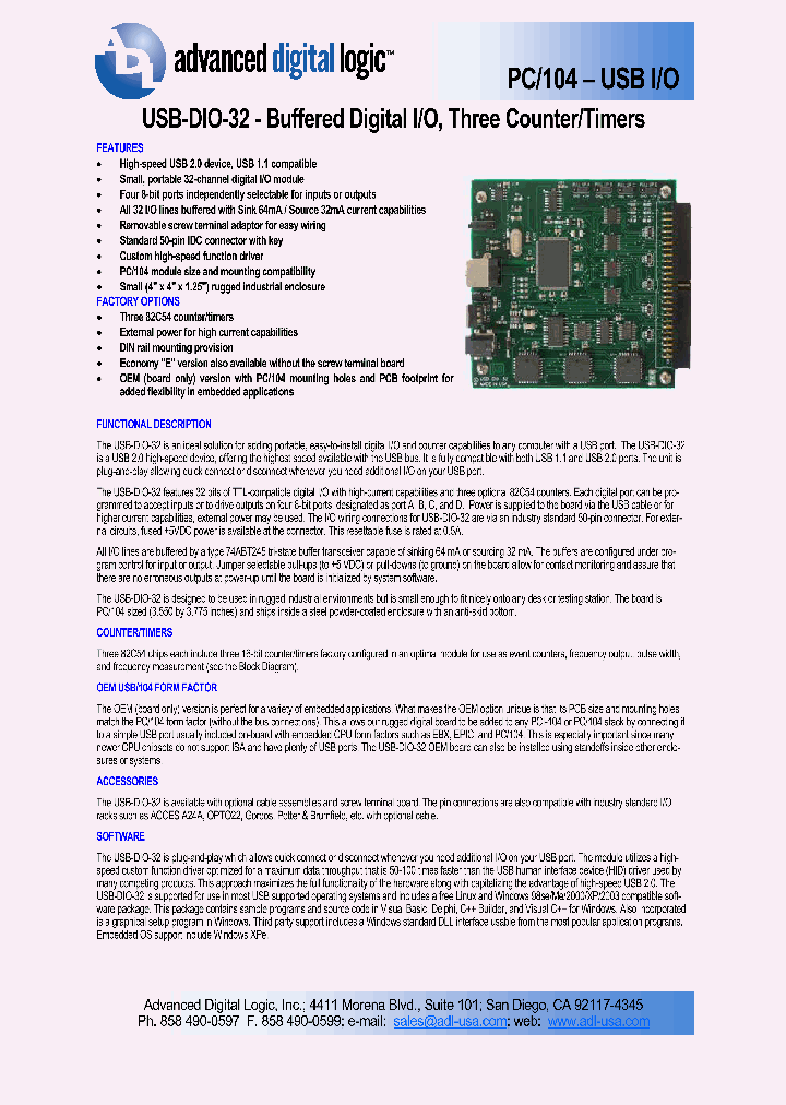 USB-DIO-32_4444802.PDF Datasheet