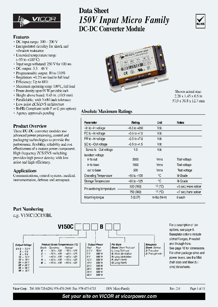 V150C28T150BF_4477905.PDF Datasheet