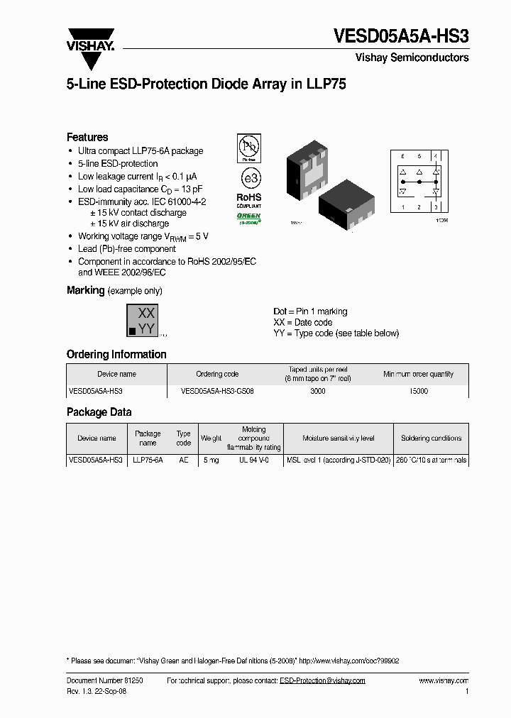VESD05A5A-HS3_4300527.PDF Datasheet
