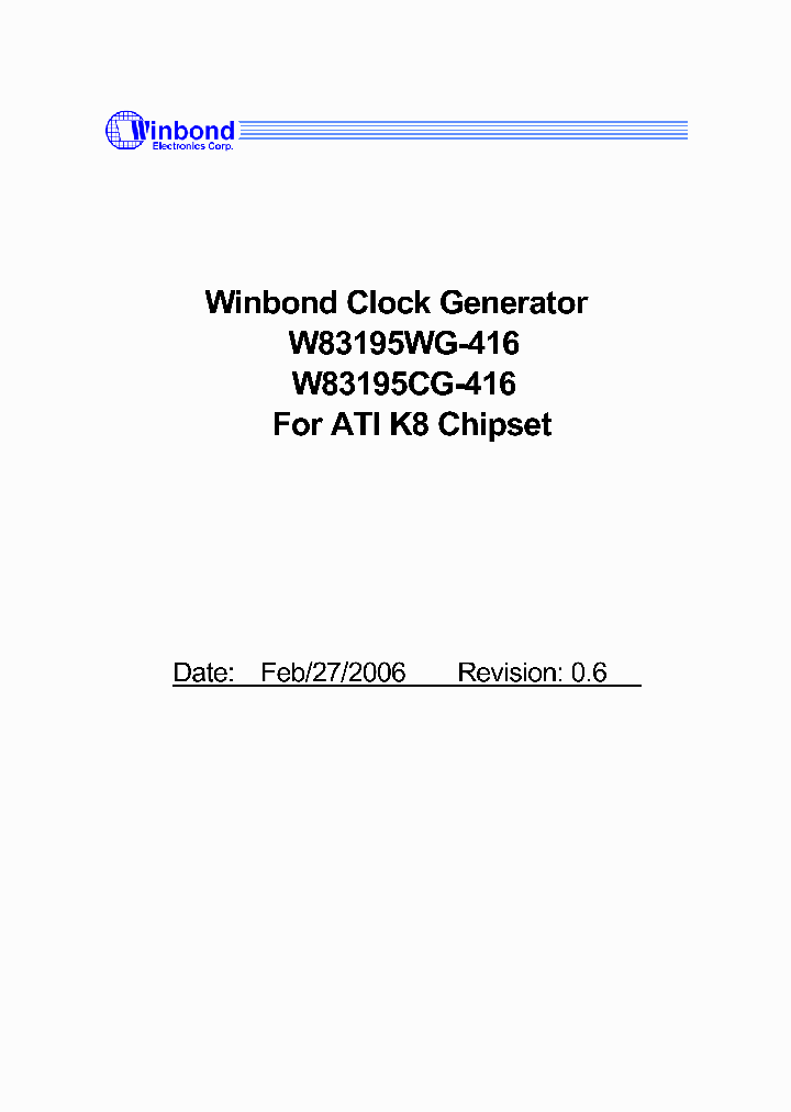 W83195CG-416_4912892.PDF Datasheet