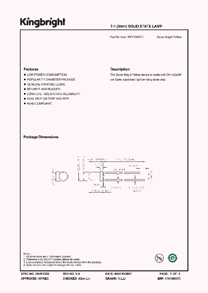 WP7104SYT_4348699.PDF Datasheet