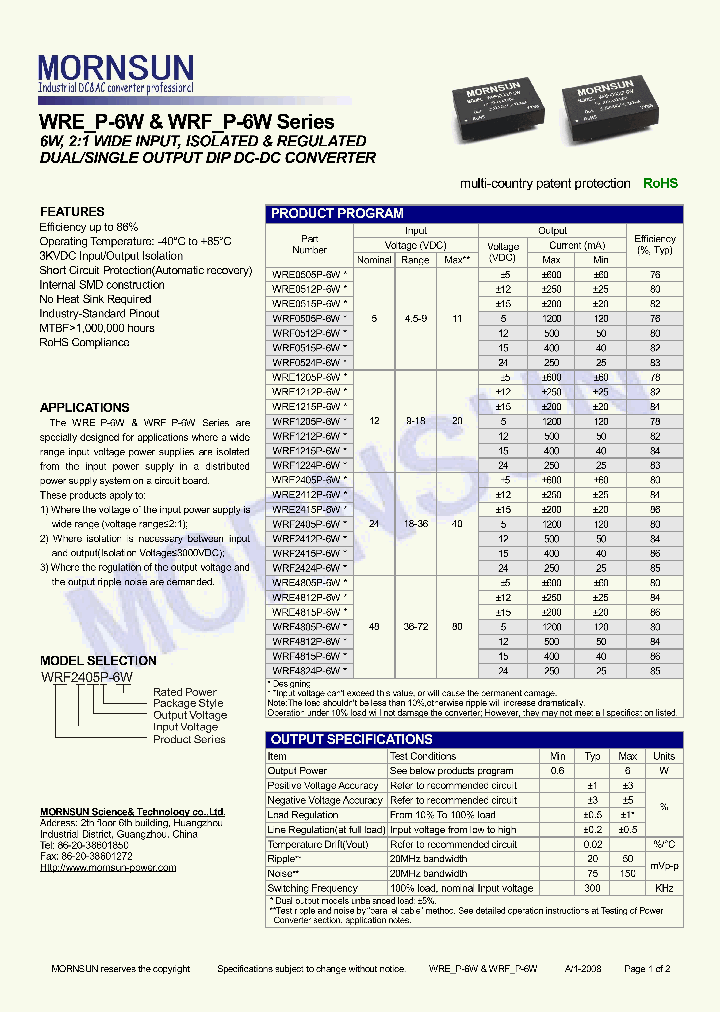 WRF2405P-6W_4509891.PDF Datasheet