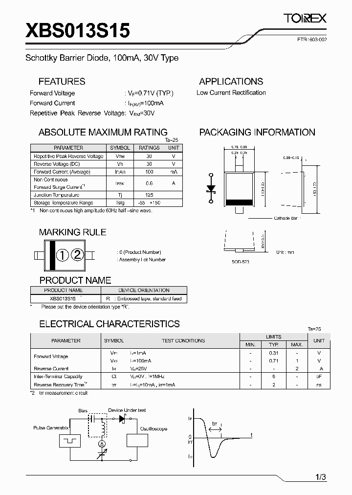 XBS013S15_4490102.PDF Datasheet