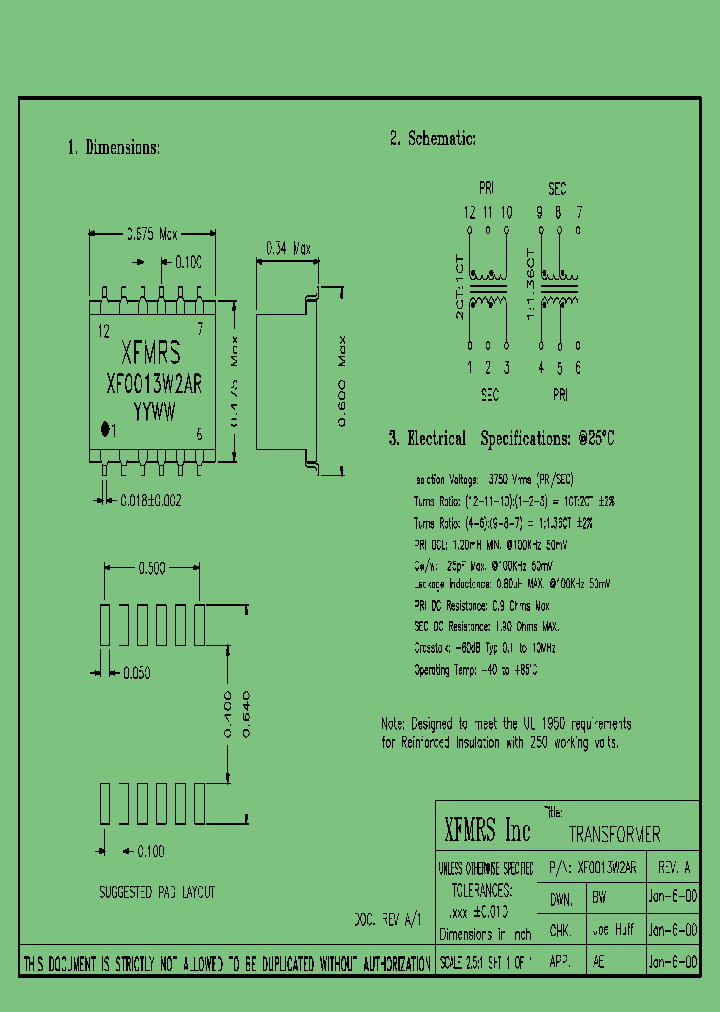 XF0013W2AR_4690384.PDF Datasheet