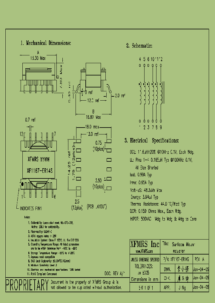 XF1167-ER14S_4903192.PDF Datasheet