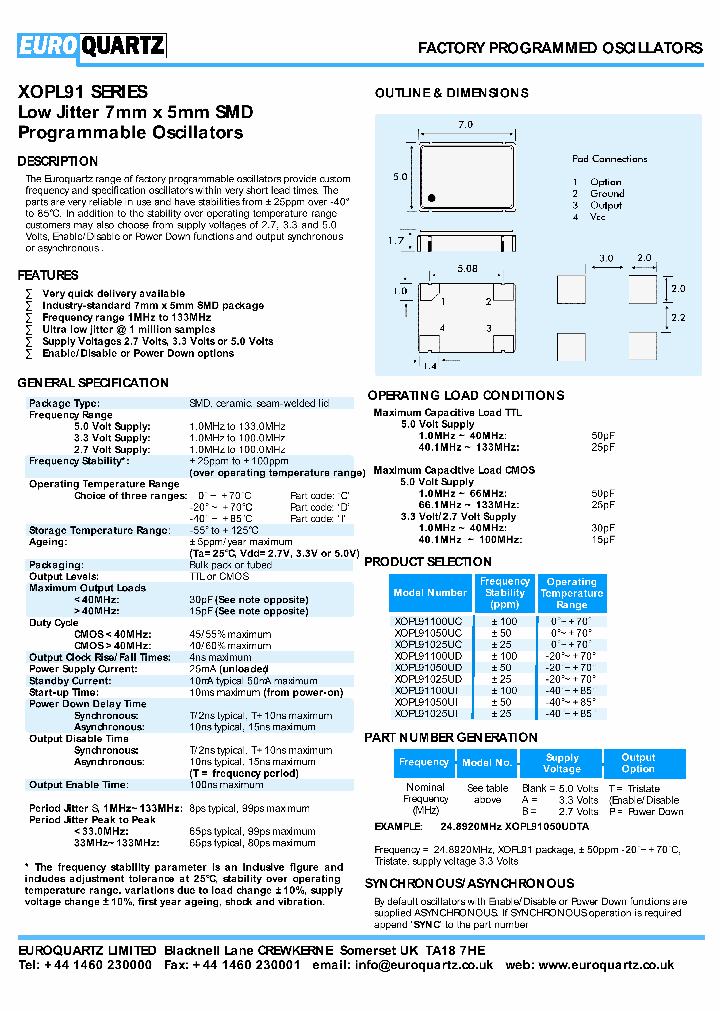 XOPL91050UC_4276708.PDF Datasheet