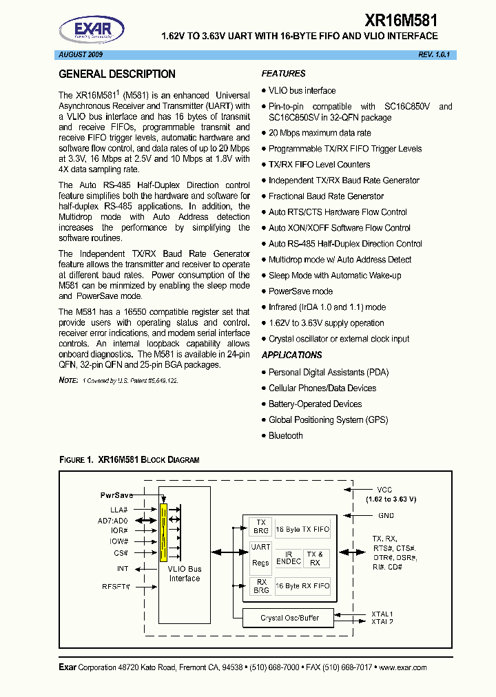 XR16M581_4817420.PDF Datasheet