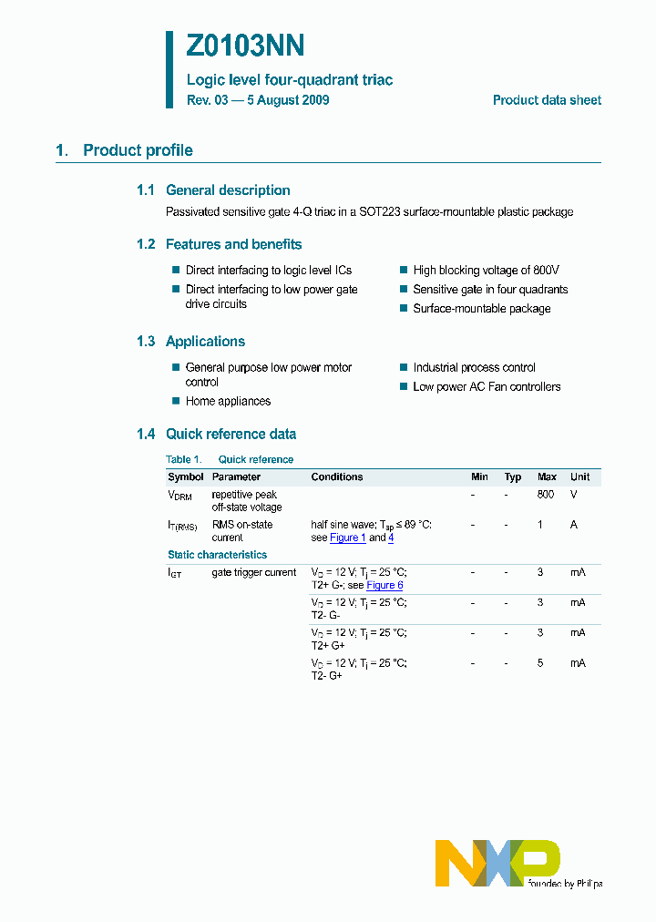 Z0103NN_4851834.PDF Datasheet