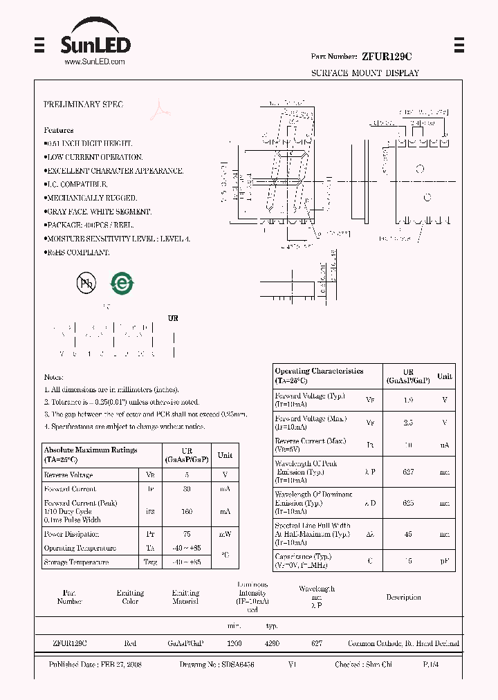 ZFUR129C_4218306.PDF Datasheet