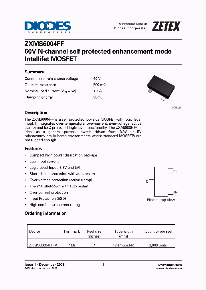 ZXMS6004FF_4469377.PDF Datasheet