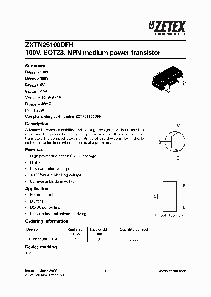 ZXTN25100DFH_4430011.PDF Datasheet