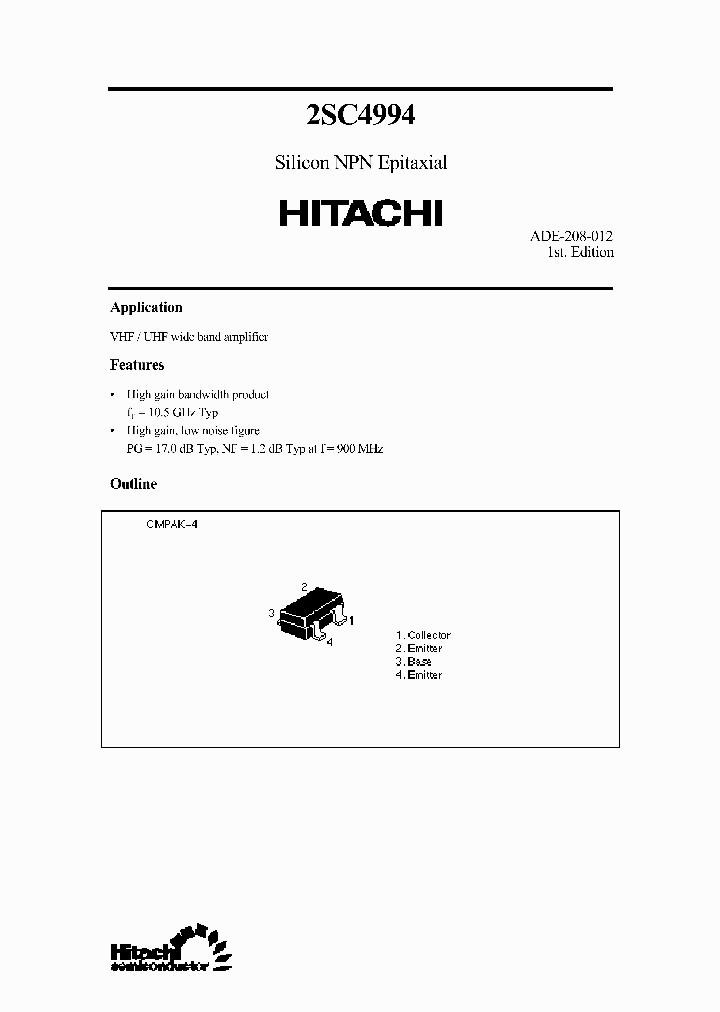 2SC4994_966256.PDF Datasheet