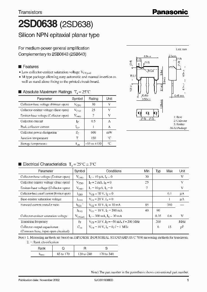 2SD0638_966360.PDF Datasheet