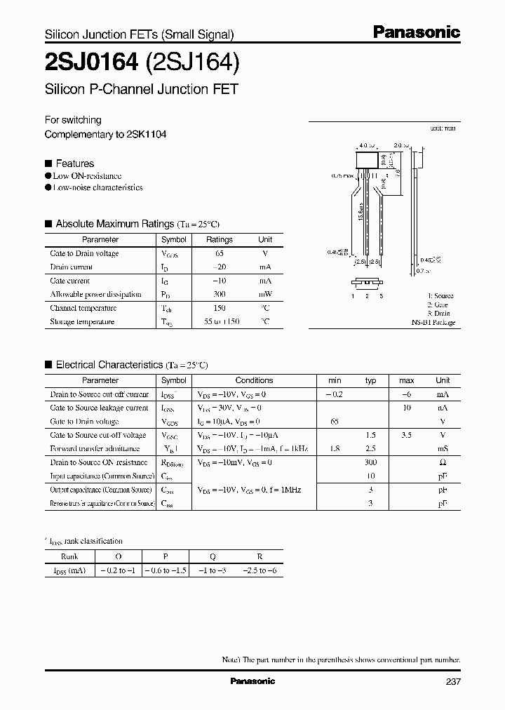 2SJ0164_966622.PDF Datasheet