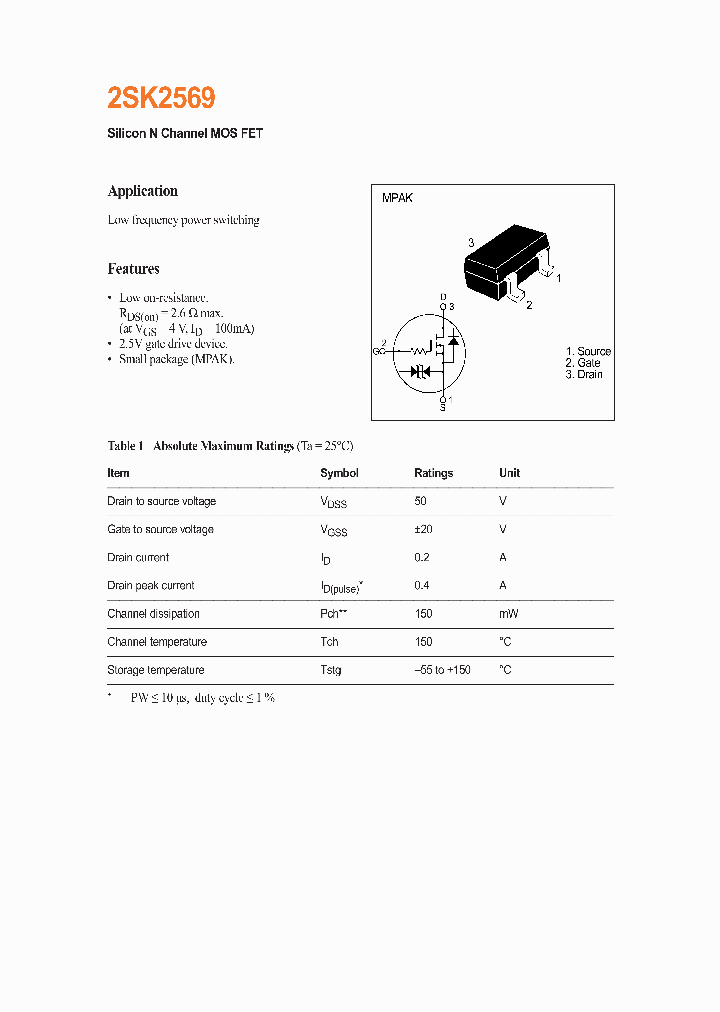 2SK2569_966865.PDF Datasheet