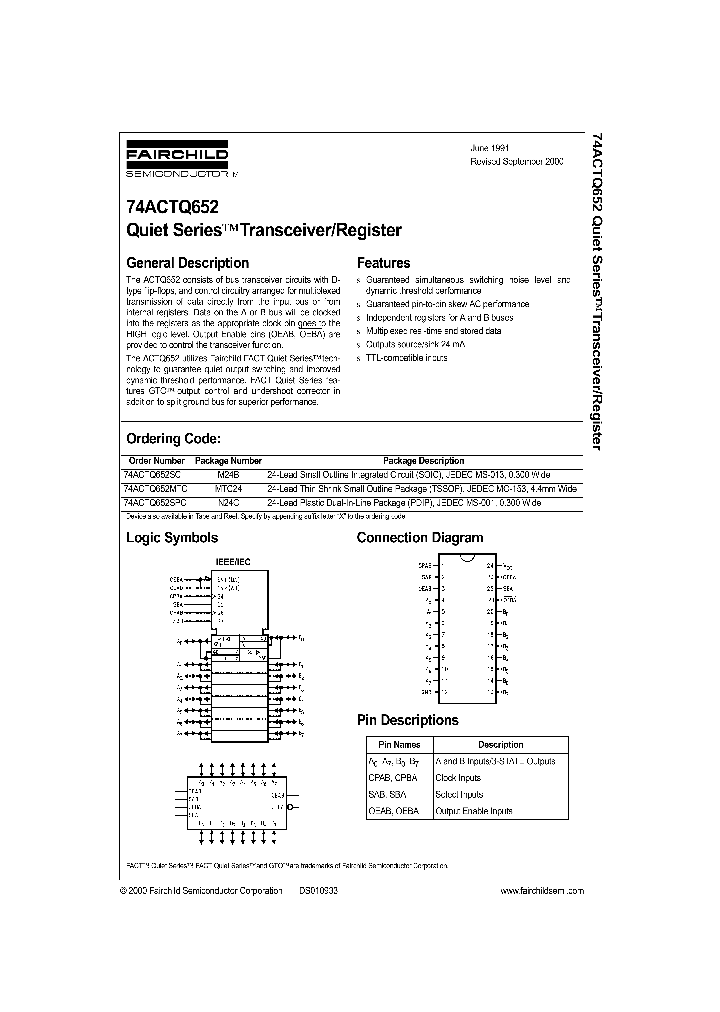 74ACTQ652_970715.PDF Datasheet