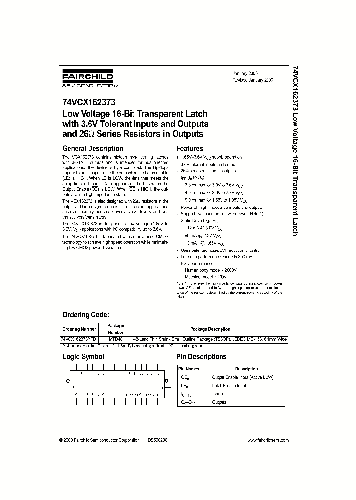 74VCX162373_971550.PDF Datasheet