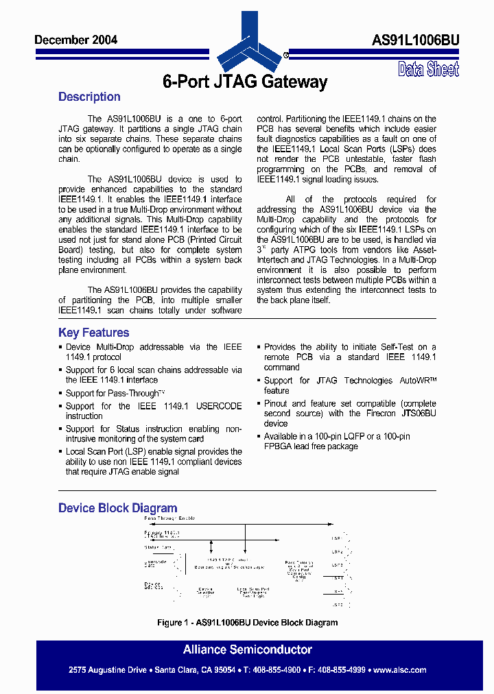 AS91L1006BUDATASHEET_974764.PDF Datasheet