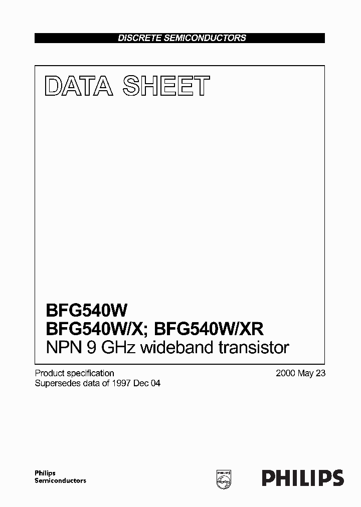 BFG540WWXWXR4_976026.PDF Datasheet
