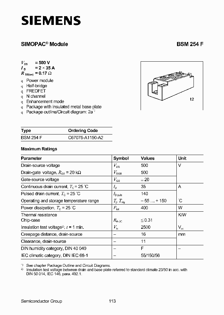 BSM254F_976505.PDF Datasheet