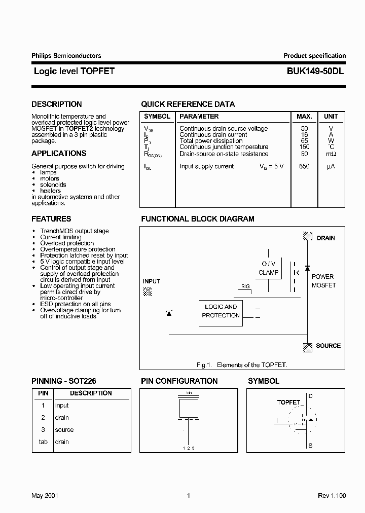 BUK149-50DL1_976831.PDF Datasheet