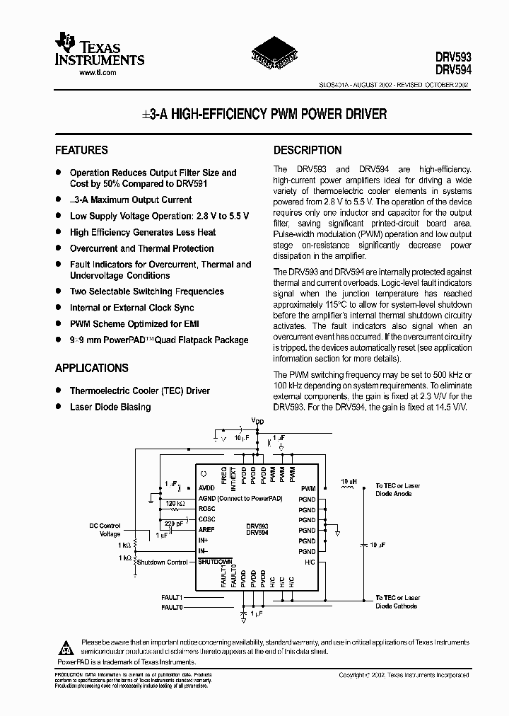 DRV594_979160.PDF Datasheet