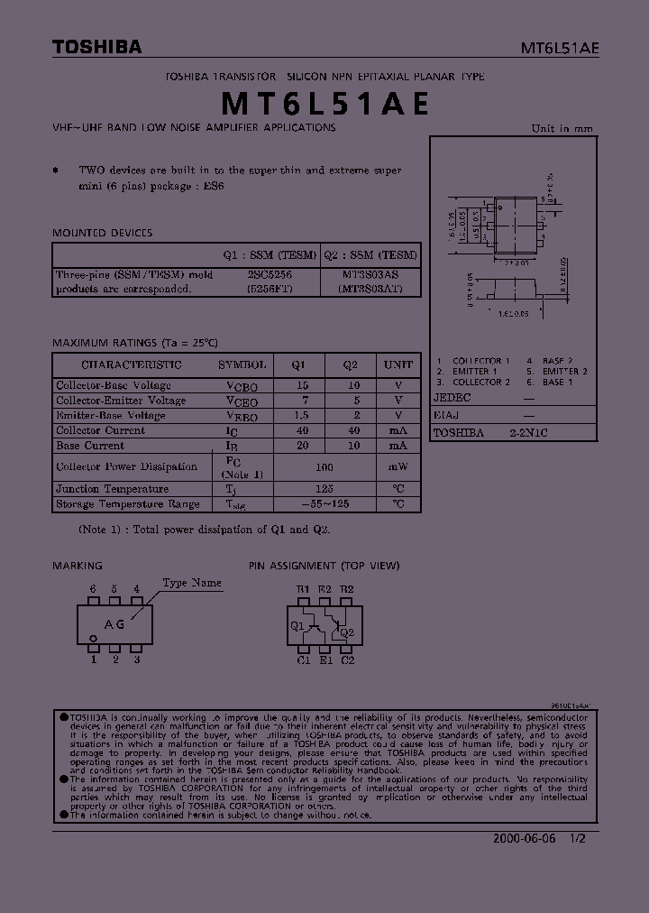 MT6L51AE_959304.PDF Datasheet