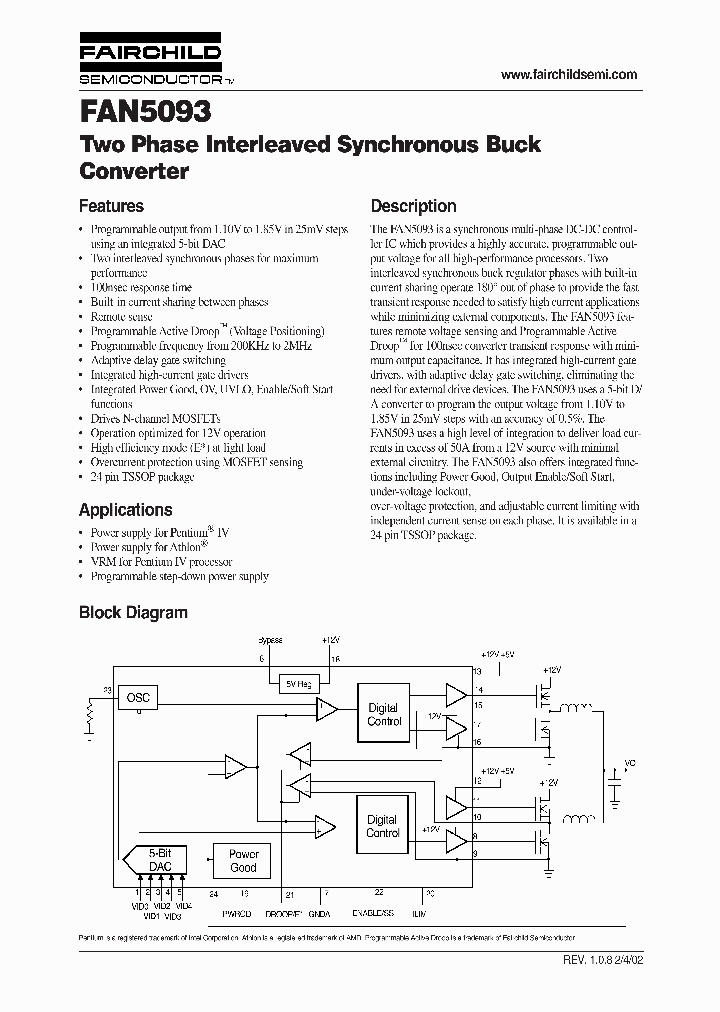 FAN5093_983933.PDF Datasheet