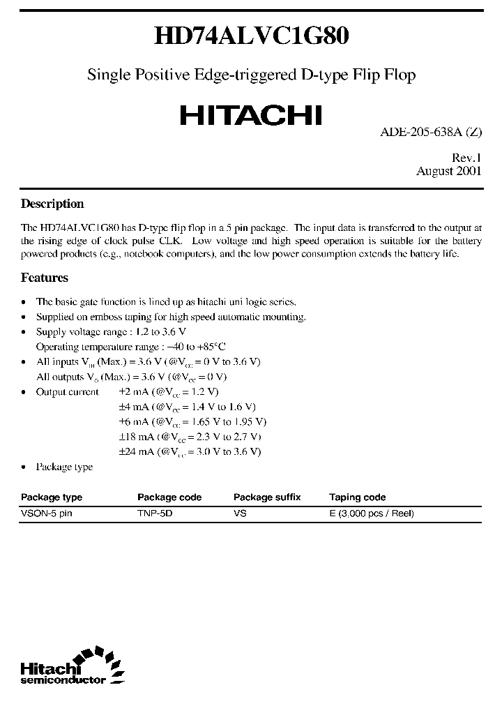 HD74ALVC1G80_986069.PDF Datasheet