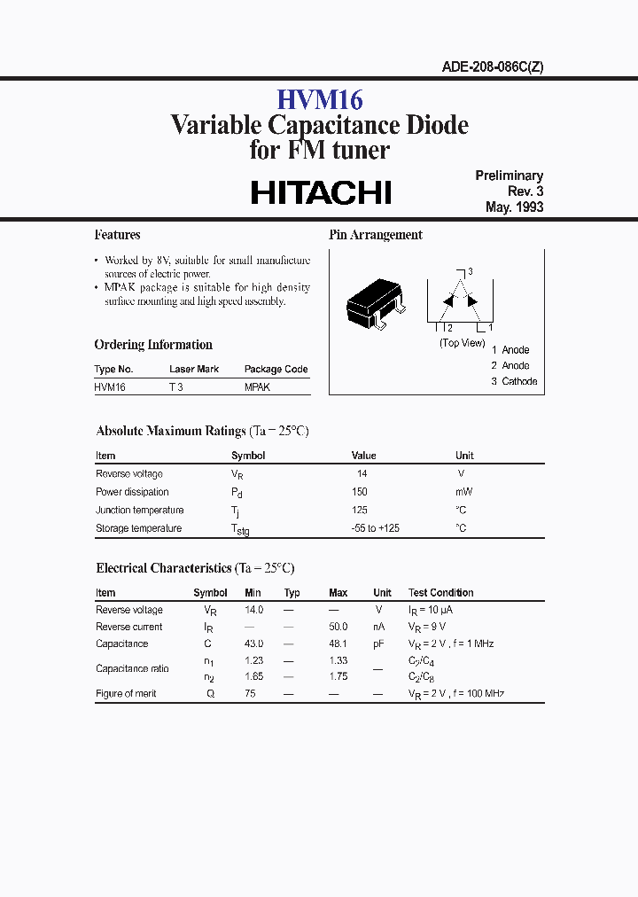 HVM16_986530.PDF Datasheet