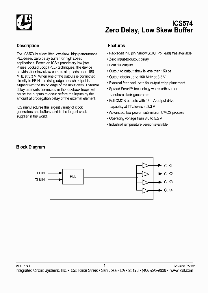 ICS574_986726.PDF Datasheet