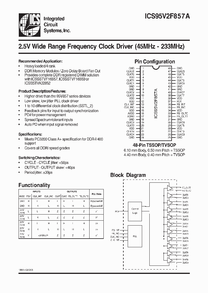 ICS95V2F857A_986976.PDF Datasheet