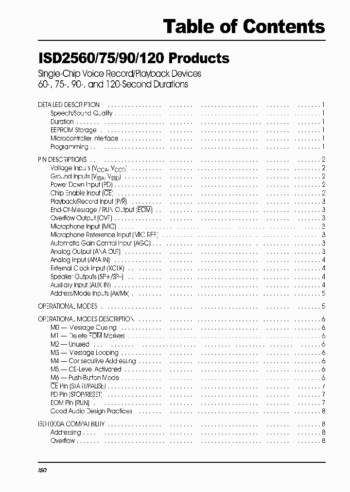ISD2560_987505.PDF Datasheet