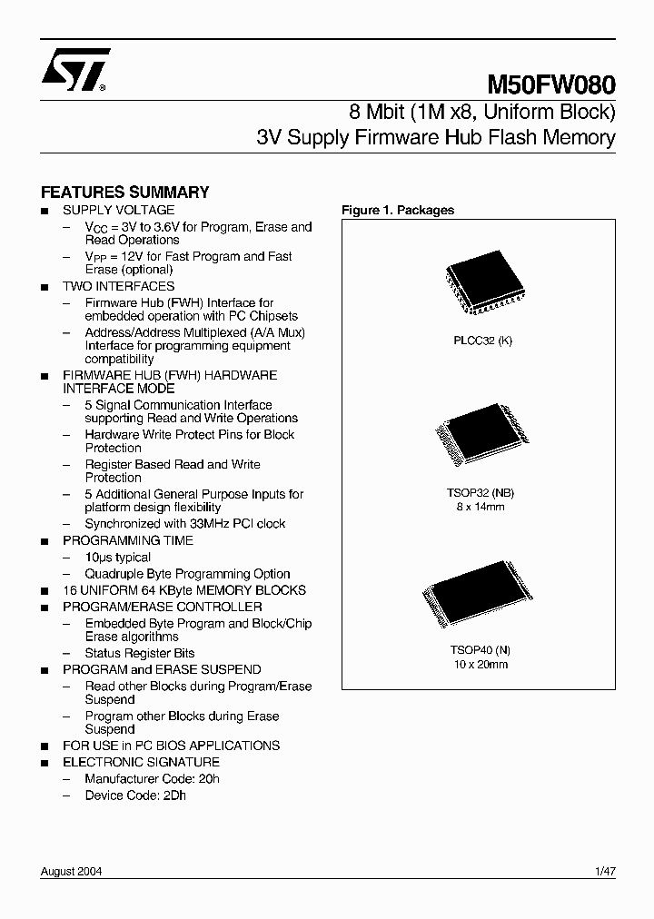 M50FW080K1_989359.PDF Datasheet