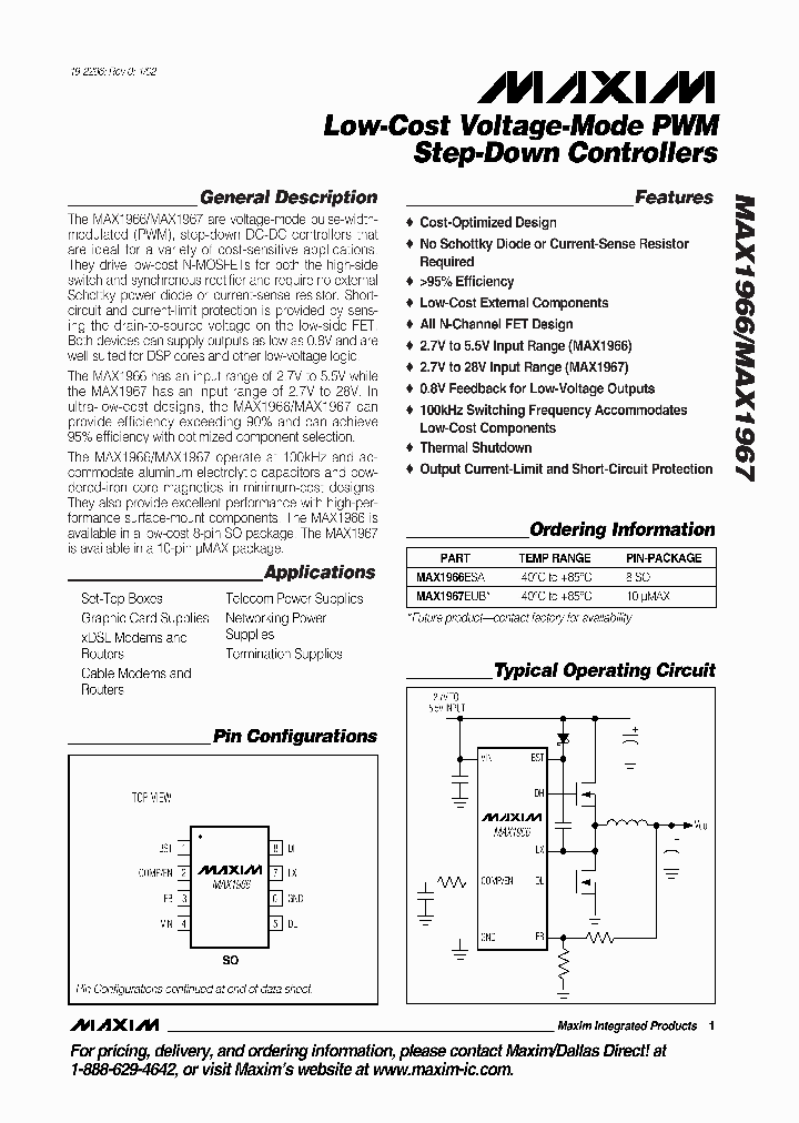MAX1966-MAX1967_990212.PDF Datasheet