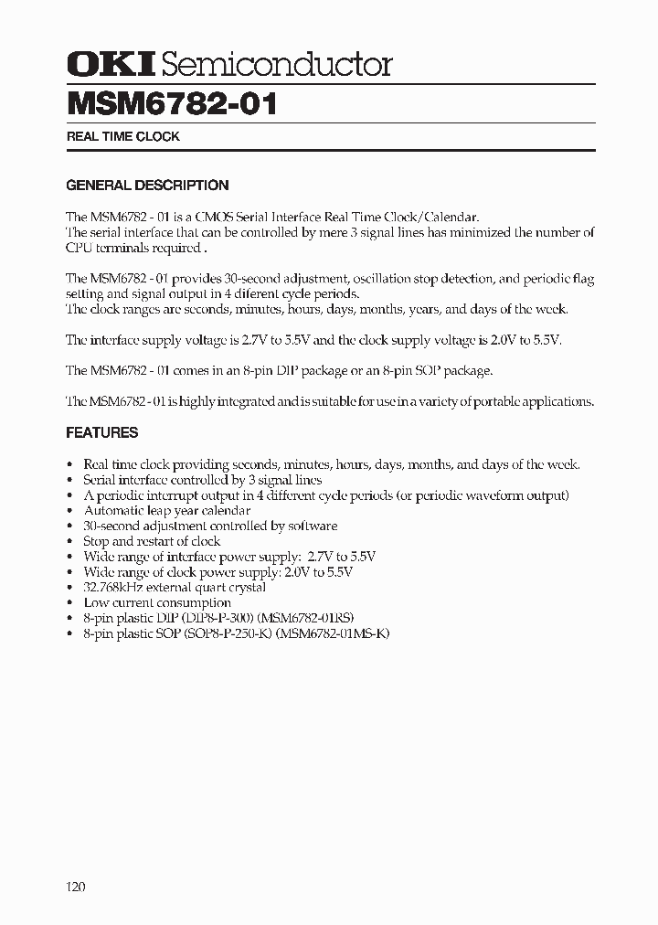 MSM678201_992487.PDF Datasheet