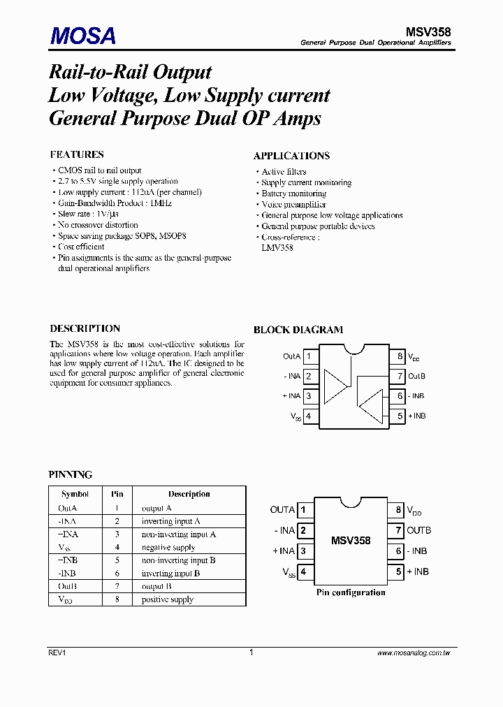 MSV358U_992618.PDF Datasheet