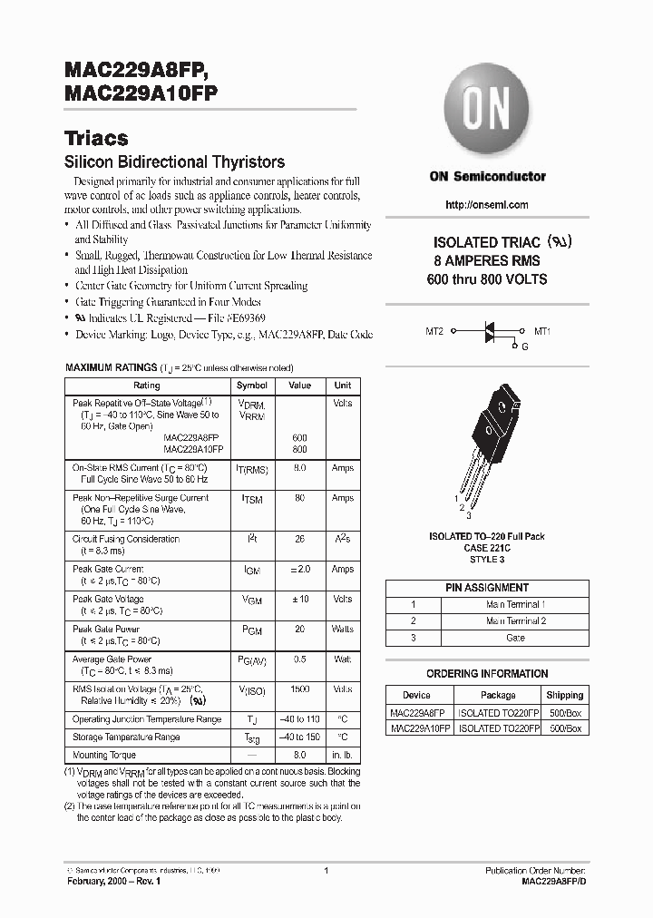ON0371_995041.PDF Datasheet