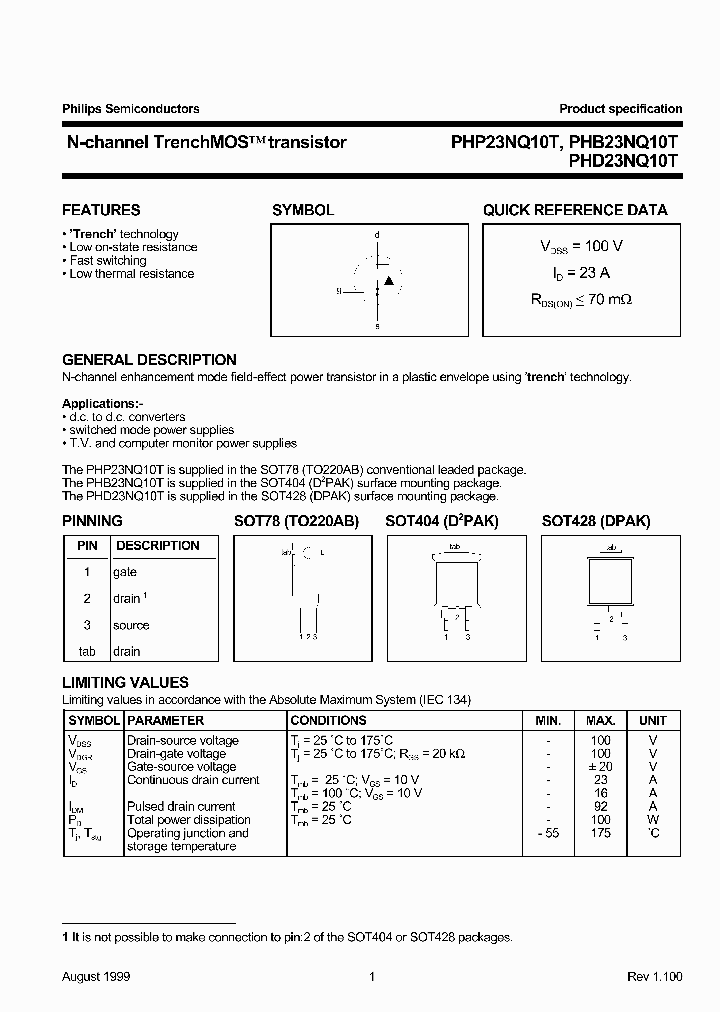 PHBPHDPHP23NQ10T1_998324.PDF Datasheet