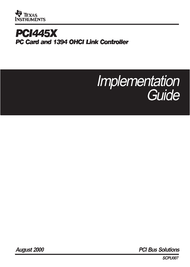 SCPU007_1001300.PDF Datasheet