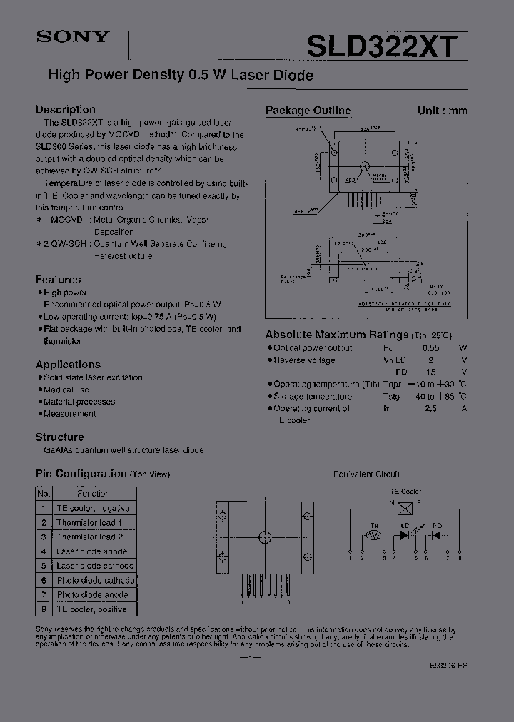 SLD322XT_1002481.PDF Datasheet