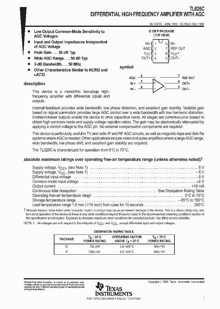 SLFS007A_1002512.PDF Datasheet