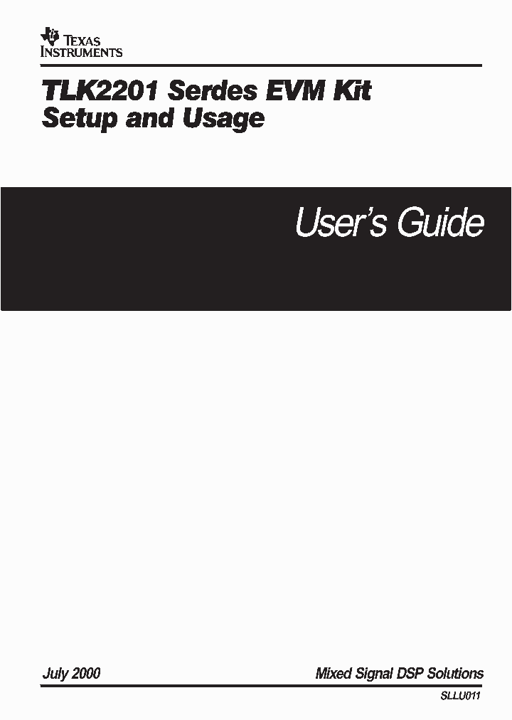 SLLU011_1002900.PDF Datasheet
