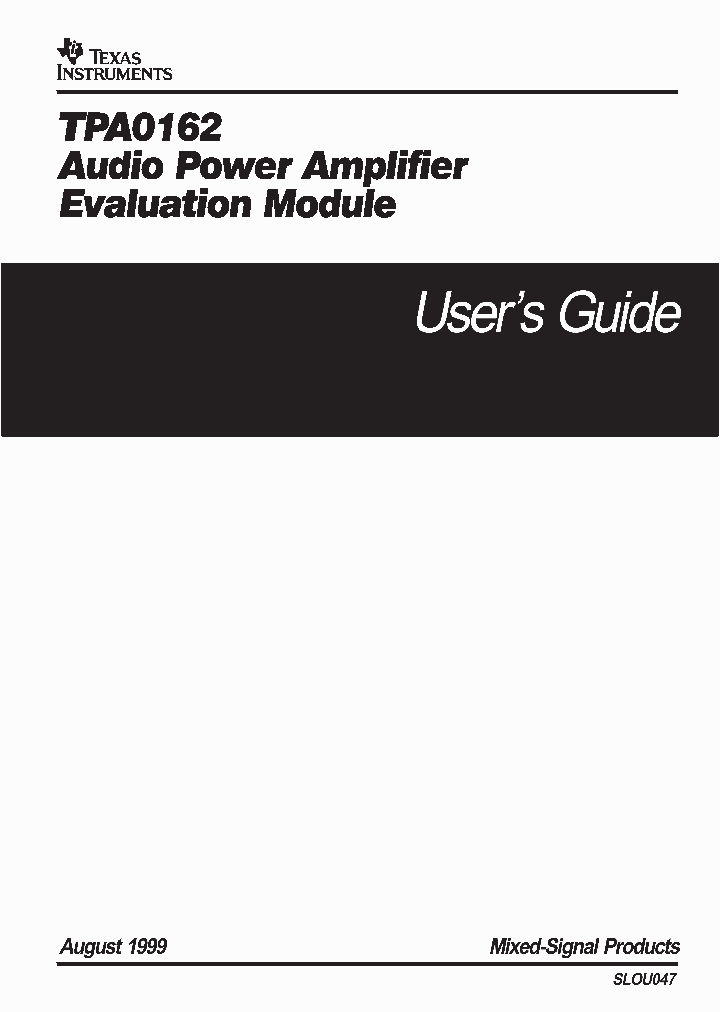 SLOU047_1003108.PDF Datasheet
