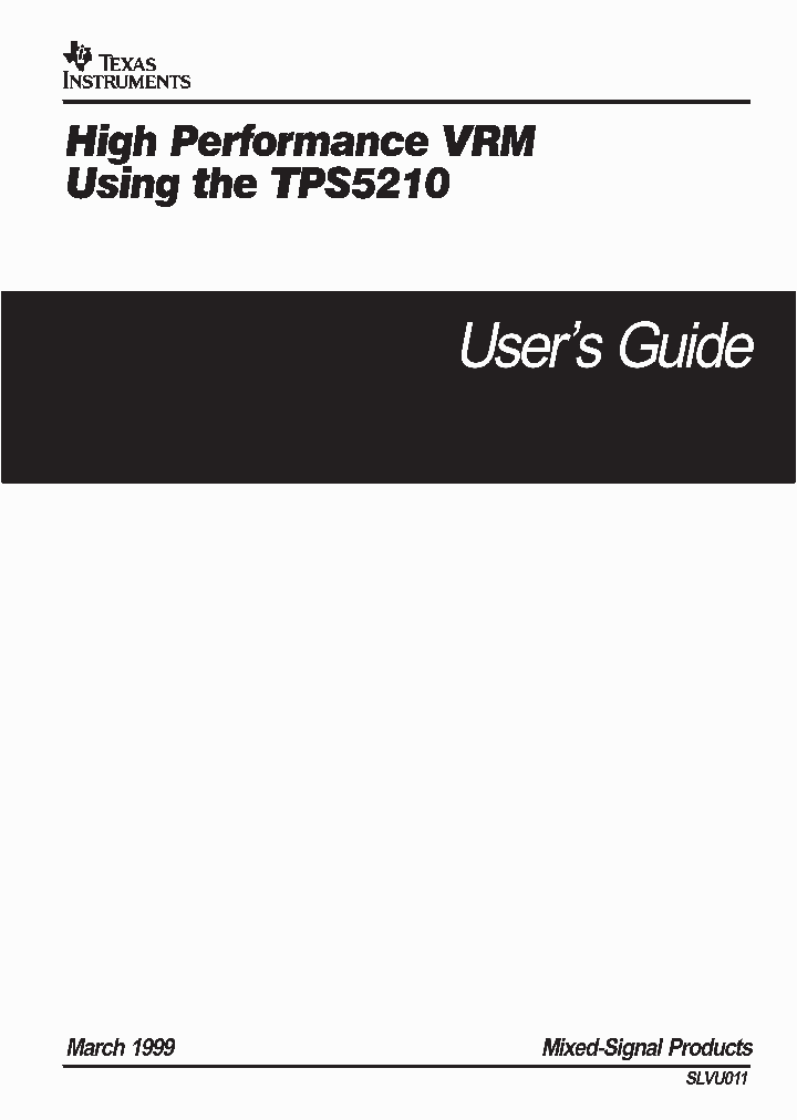 SLVU011_1003712.PDF Datasheet