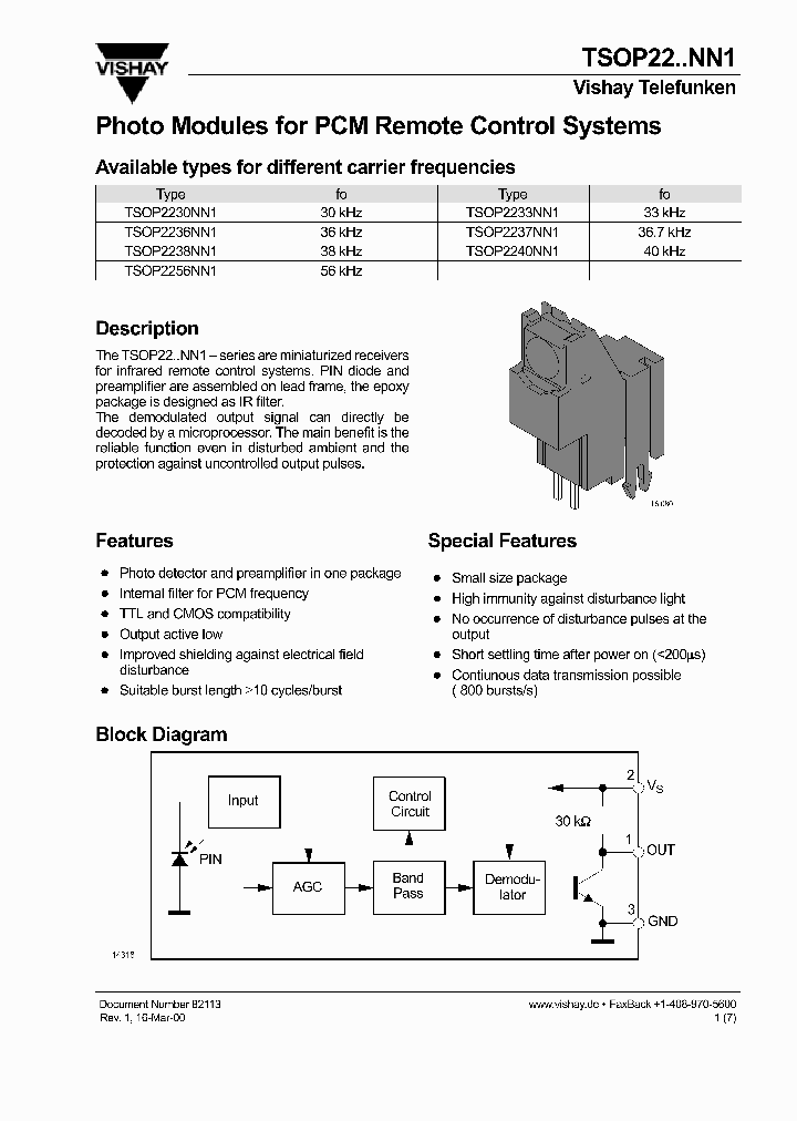 TSOP22NN1_1006354.PDF Datasheet