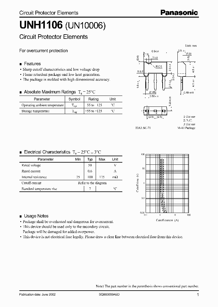 UNH1106_1006864.PDF Datasheet
